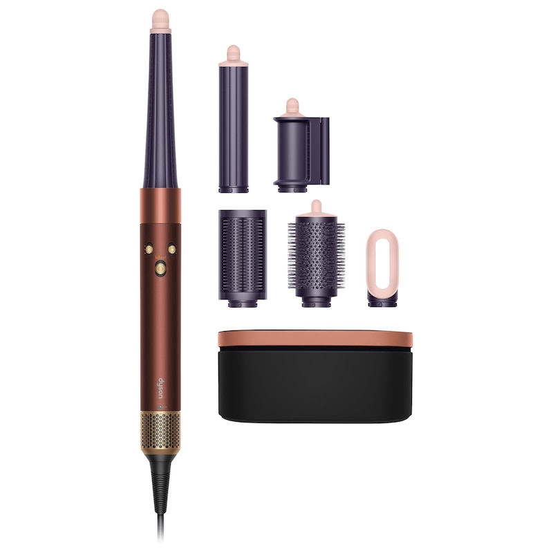 Limited Edition Airwrap i.d.™ Multi-styler and Dryer Straight to Wavy Hair in Plum and Copper