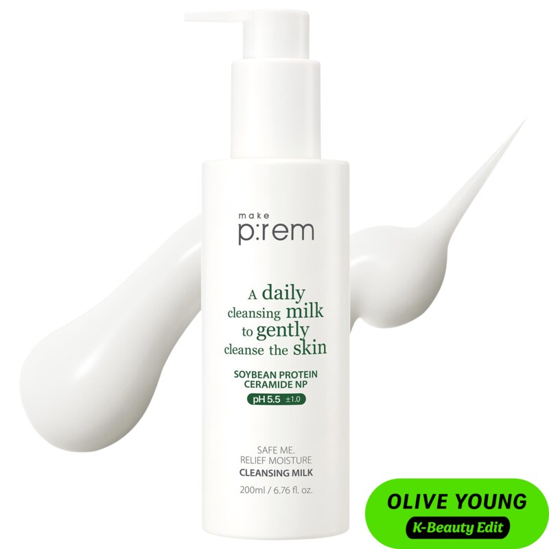 Safe me. Relief Moisture Gentle Cleansing Milk for Sensitive Skin Care