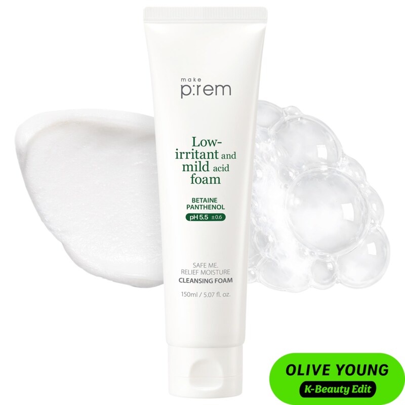Safe me. Relief Moisture pH-Balanced Cleansing Foam for Sensitive Skin & Fresh Comfort