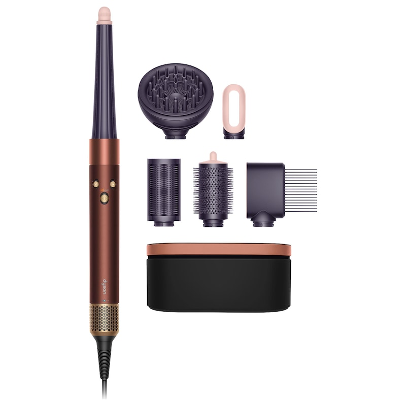 Limited Edition Airwrap i.d.™ Multi-styler and Dryer Curly to Coily Hair in Plum and Copper