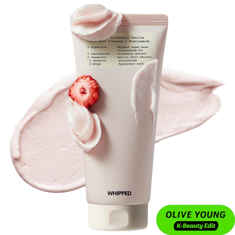 Strawberry Vanilla Face Mask Cleanser+Niacinamide