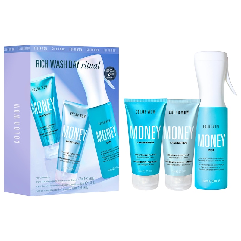 Money Mist Leave In Conditioner & Mini Shampoo + Conditioner Set