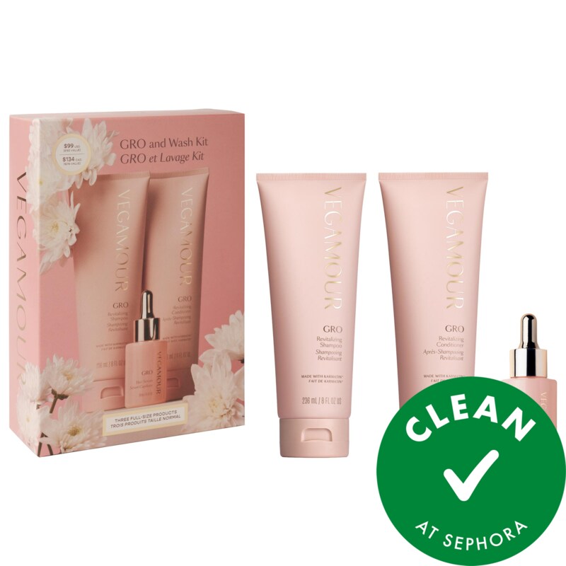 GRO Hair Serum and Shampoo and Conditioner Gift Set