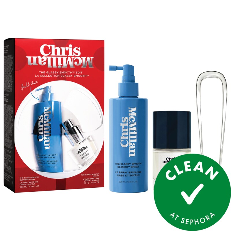 The Glassy Smooth Styling Duo Hair Gift Set