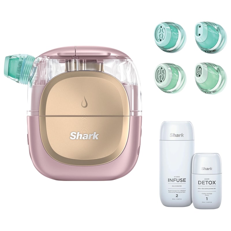 Shark™ FacialPro™ Glow At Home Hydro-Powered Facial System in Pink