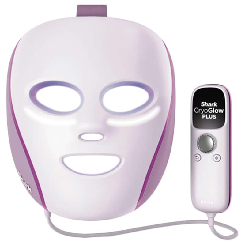 Shark CryoGlow Plus Under-Eye Cooling + Wider-Coverage* Red Light LED Anti-Aging + Skin Clearing Mask in Pastel Berry