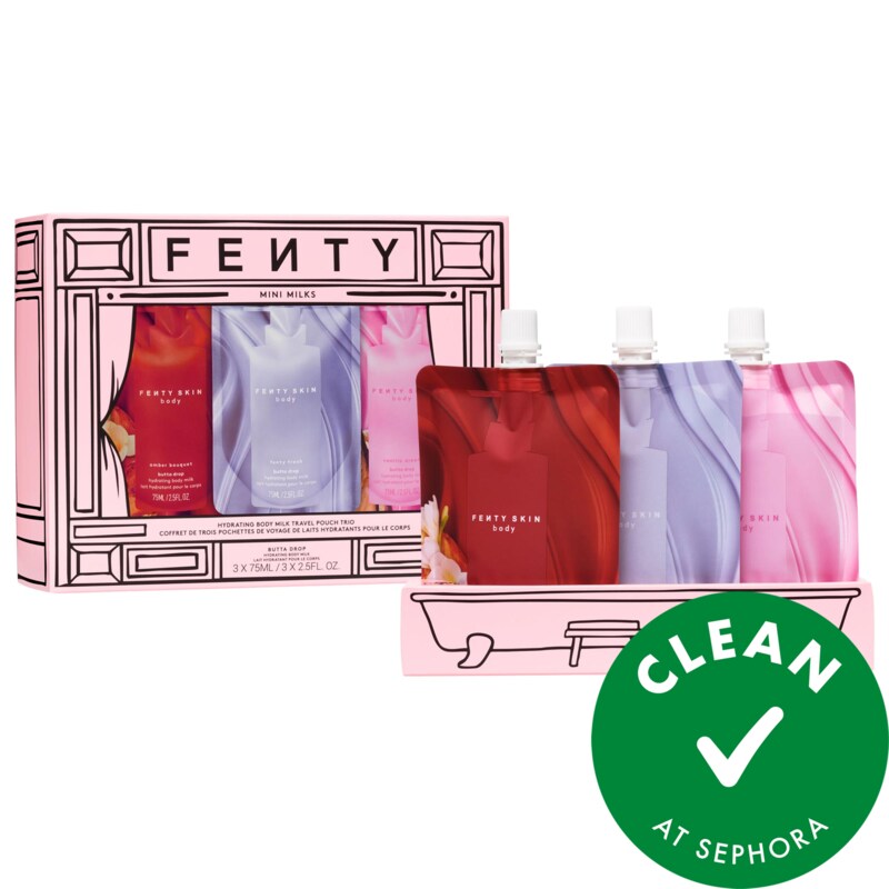Mini Milks ​Hydrating Body Milk Travel Pouch Trio