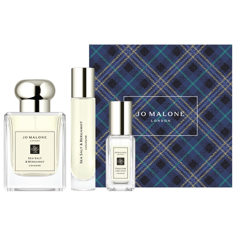 Sea Salt & Bergamot Fragrance Layering Cologne Trio Gift Set