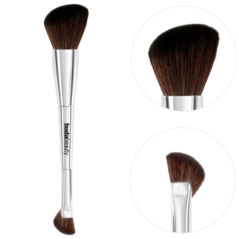 Dual-Ended Bronze & Contour Brush